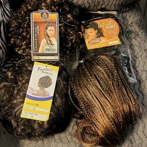 WIG COLORS 2,4, 4 27 MIX  BUNDLE MIX